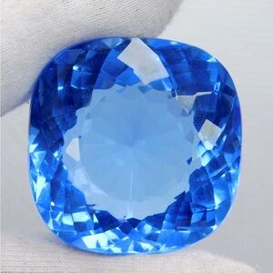 Elegant Light Blue 133.80 ct. Natural Tanzanite, Cushion Cut.